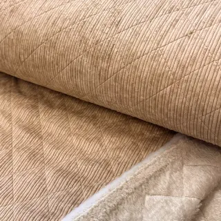 Kordbársony QUILT taupe