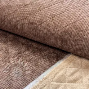 Kordbársony QUILT brown