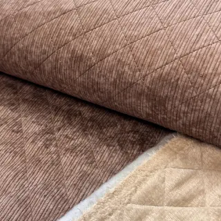 Kordbársony QUILT brown