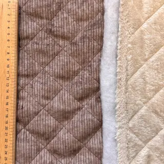 Kordbársony QUILT brown