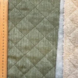Kordbársony QUILT khaki