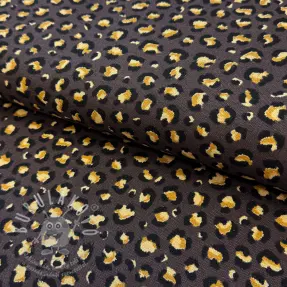 Dekorációs anyag premium Leopard animal small dark brown