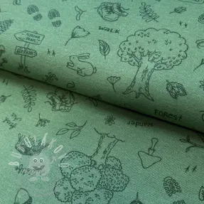 Dekorációs anyag premium Wander woods doodle