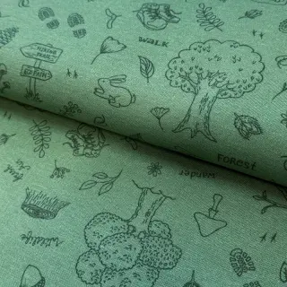 Dekorációs anyag premium Wander woods doodle