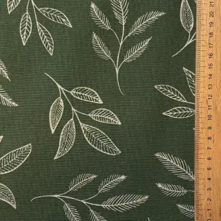 Dekorációs anyag Linenlook Elegant leaf branch army