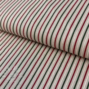 Dekorációs anyag Linenlook Little Xmas stripe