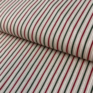 Dekorációs anyag Linenlook Little Xmas stripe