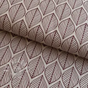 Dekorációs anyag Linenlook Leaf line minimalist wine