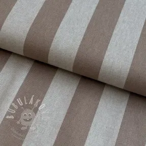 Dekorációs anyag Linenlook Joyful basic stripe taupe