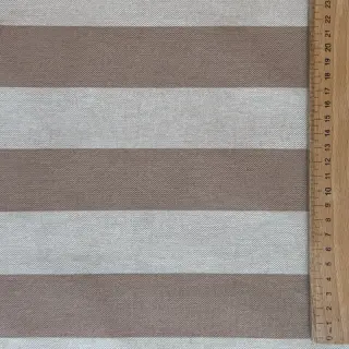 Dekorációs anyag Linenlook Joyful basic stripe taupe