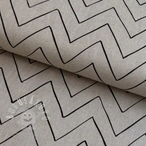Dekorációs anyag Linenlook Freehand zigzag lines