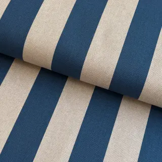 Dekorációs anyag Linenlook Joyful basic stripe denim