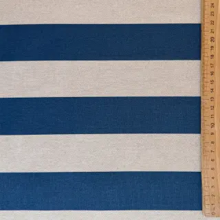Dekorációs anyag Linenlook Joyful basic stripe denim