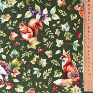Dekorációs anyag premium Animal forest dream army digital print