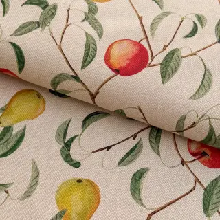 Dekorációs anyag Linenlook Apple pear branch digital print