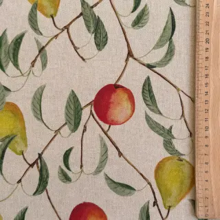 Dekorációs anyag Linenlook Apple pear branch digital print