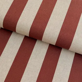 Dekorációs anyag Linenlook Joyful basic stripe terra