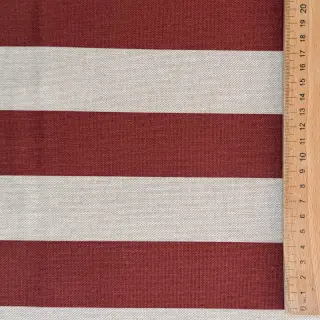 Dekorációs anyag Linenlook Joyful basic stripe terra