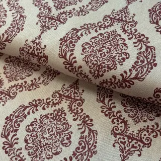 Dekorációs anyag Linenlook Baroque damask charm wine