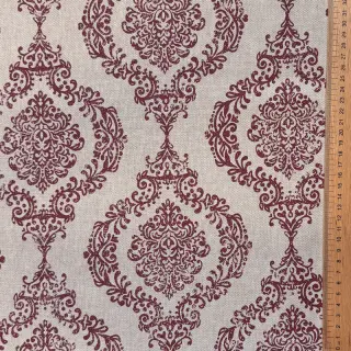 Dekorációs anyag Linenlook Baroque damask charm wine
