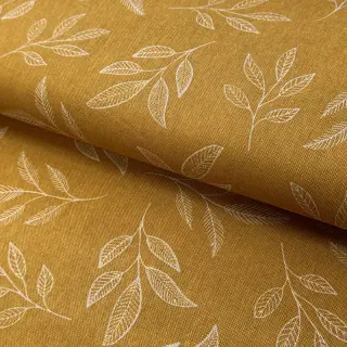Dekorációs anyag Linenlook Elegant leaf branch yellow