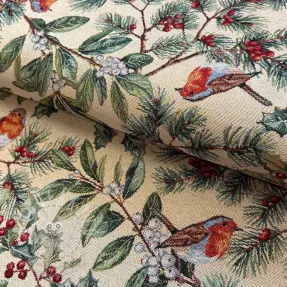 Dekorációs anyag GOBELIN premium Robin winter charm