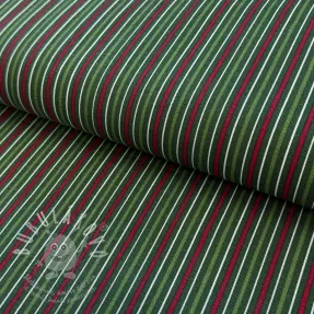 Dekorációs anyag premium Line Xmas stripe army