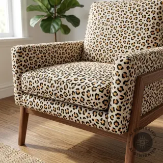 Dekorációs anyag Linenlook Leopard animal small