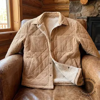 Kordbársony QUILT taupe