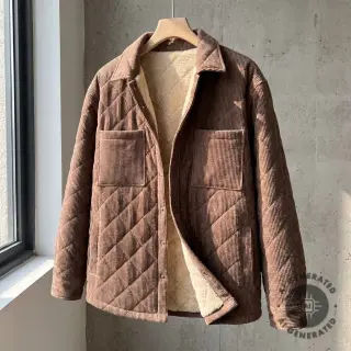 Kordbársony QUILT brown