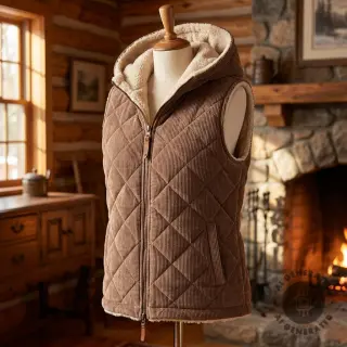 Kordbársony QUILT brown