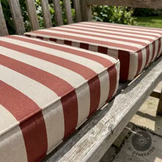 Dekorációs anyag Linenlook Joyful basic stripe terra