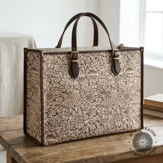 Dekorációs anyag GOBELIN premium Anemone art craft brown