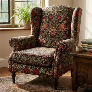 Dekorációs anyag GOBELIN premium Ornate art craft black