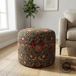 Dekorációs anyag GOBELIN premium Ornate art craft black