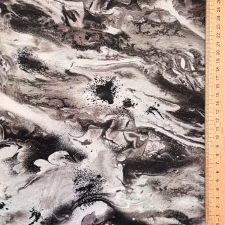 Jersey Marble anthracite digital print