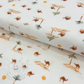 Jersey Safari off white design B digital print