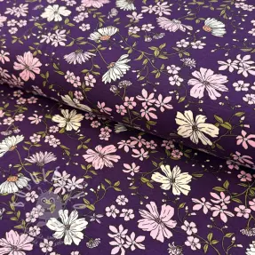 Jersey Flowers purple