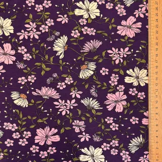 Jersey Flowers purple