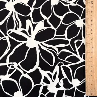 Pamutvászon SATIN Magnolia NERIDA HANSEN black