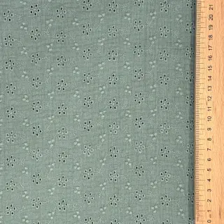 Dupla géz/muszlin Embroidery 2 green