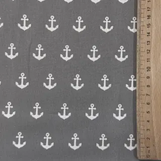 Pamutvászon Anchors grey