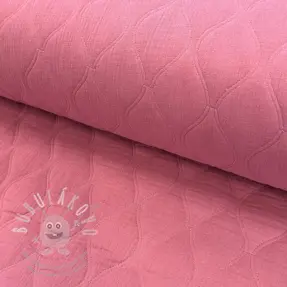 Dupla géz/muszlin QUILT Wave mauve