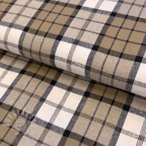 Scottish RECYCLED Checks ecru
