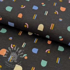 Jersey Abstract anthracite melange