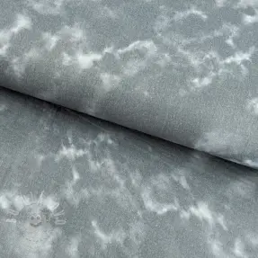 Dupla géz/muszlin TIE DYE rock grey