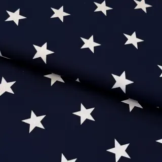 Pamutvászon Stars navy