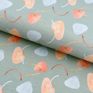Jersey Shapes sage digital print