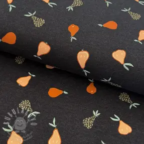 Jersey Glitter pears anthracite melange