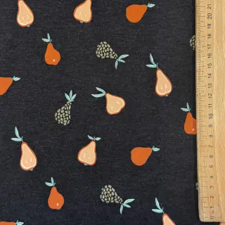 Jersey Glitter pears anthracite melange